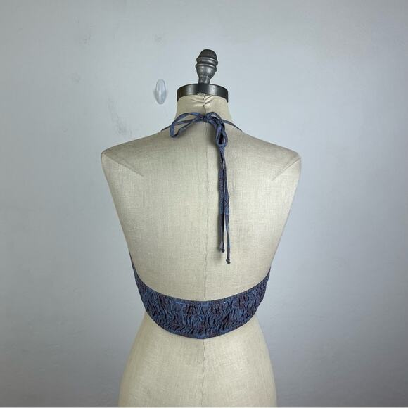 Free People Jen’s Pirate Booty Paisley Tie Front Paisley Top Large - Picture 5 of 7